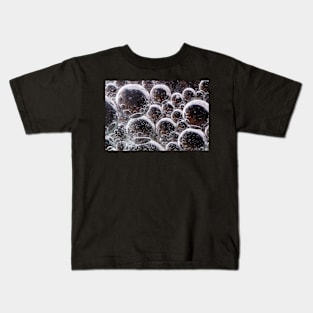 Soda Bubbles Macro Photograph Kids T-Shirt